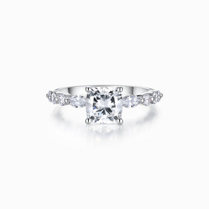 The Fiona | Accent Cushion Ring